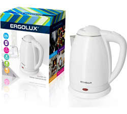Электрочайник ERGOLUX ELX-KS02-C01 13122 белый 1,8л 2300Вт