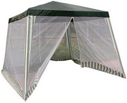 Тент-шатер с москитной сеткой 3*3/верх 2,4*2,4 м 701-221
