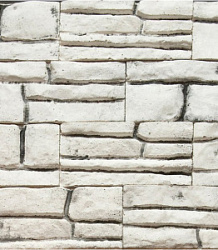 Декор камень Шато 0617 св/серый, гипс 0,5м2