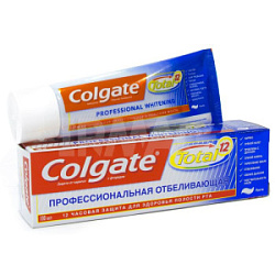 Паста зубная Colgate Total 12 Профессиональная Отбеливающая 75мл