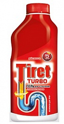 Средство д/прочистки труб TIRET Turbo Красный /гель 500мл