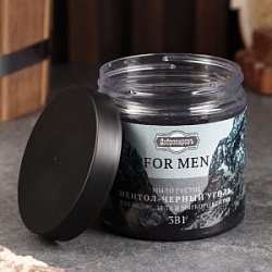 Мыло густое ментол-черный уголь FOR MEN 3в1